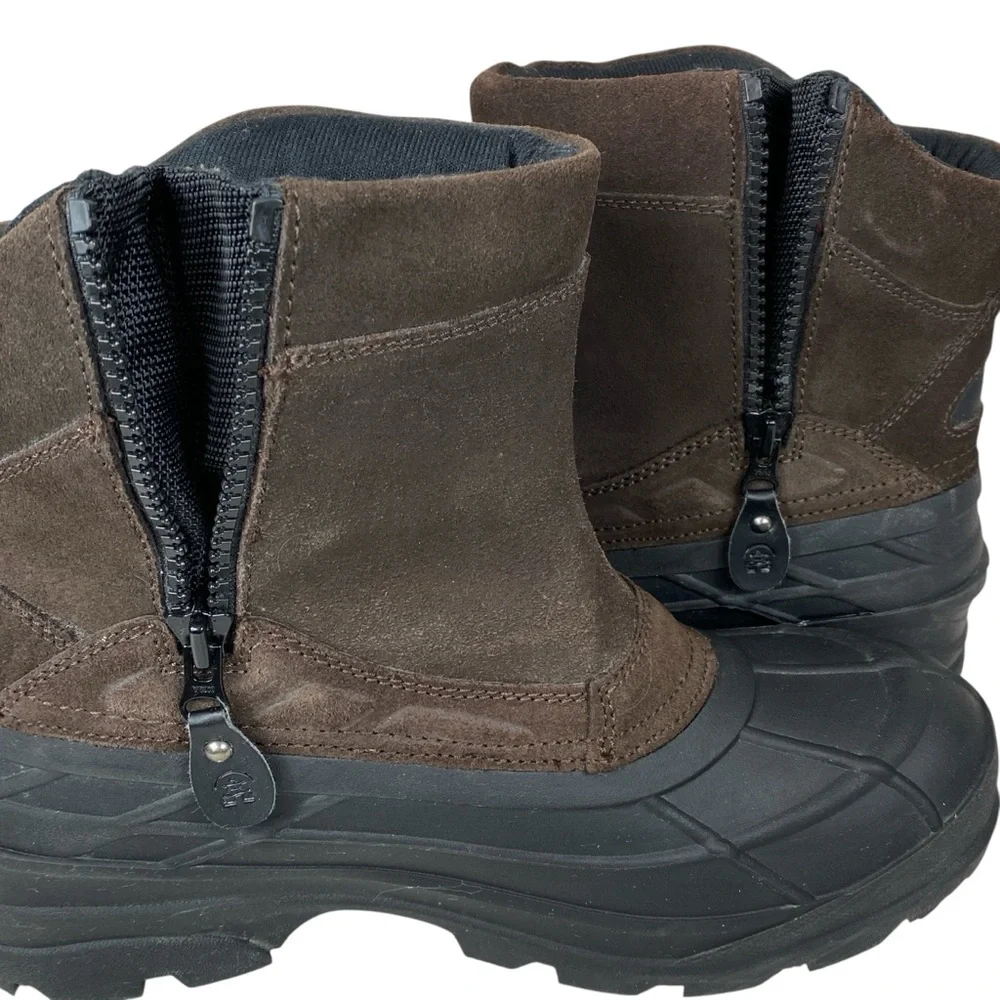 Kamik Men's Champlain 3 Winter Boots  HEAT-MX  -40 F  Pull On  Side Zippers  12W - Picture 3 of 15